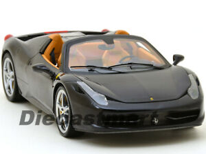 【送料無料】ホビー　模型車　車　レーシングカー hotwheels elite bcj90 118 ferrari 458 spider voiture miniature beige interieur｜hokushin