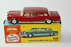 【送料無料】ホビー　模型車　車　レーシングカー コーギー＃メルセデスプルマンボックスcorgi 247 mercedes pullman, near comme neuf en bonne boite dorigine｜hokushin