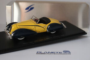 【送料無料】ホビー　模型車　車　レーシングカー スパークタルボットラゴロードスターspark talbot lago 150c figoni amp; falaschi roadster 1939 143 21,735円