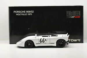 【送料無料】ホビー　模型車　車　レーシングカー ポルシェ＃］ボックススティーブマックイーンporsche 90802 hotville 1970 66a steve mcqueen autoart 118 neuve en boite｜hokushin