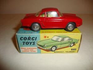 【送料無料】ホビー　模型車　車　レーシングカー コーギールノーフロリダオリジナルボックスオンcorgi 222 renault floride excellent dans boite dorigine｜hokushin