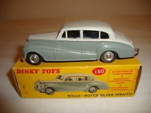 【送料無料】ホビー 模型車 車 レーシングカー ロールスロイスシルバーオリジナルボックスdinky 150 rolls royce silver wraithnr comme neuf in original box|hokushin