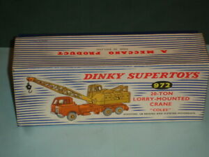 【送料無料】ホビー　模型車　車　レーシングカー トラッククレーンコールズマウントオリジナルボックスdinky toys,n972,lorry,mounted crane coles,box originale｜hokushin