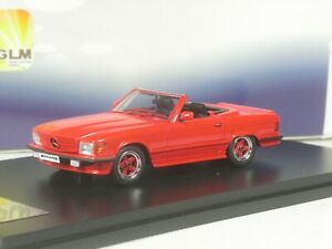 【送料無料】ホビー 模型車 車 レーシングカー メルセデスベンツki0819 glm mercedesbenz 500 sl amg r107 rouge 143 in emballage dorigine|hokushin