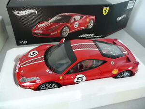 【送料無料】ホビー 模型車 車 レーシングカー フェラーリチャレンジエリートferrari 458 challenge n5 rouge elite hotwheels 118|hokushin