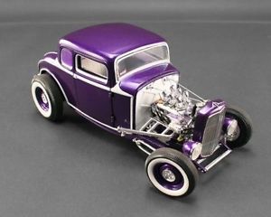 【送料無料】ホビー 模型車 車 レーシングカー フォードビンテージデュースリリースカットウィンドウacme 1932 ford 5 window vintage coupe deuce release 4 purple 118 gmp a1805009|hokushin