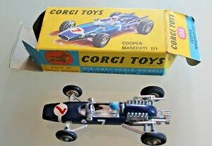 【送料無料】ホビー　模型車　車　レーシングカー コーギークーパーマセラティマセラティボックスcorgi toys 143 cooper maserati f1 ref 156 boite dorigine annees 60
