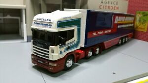 【送料無料】ホビー 模型車 車 レーシングカー トレーラーscania avec remorque tautliner eligor 143|hokushin