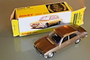 【送料無料】ホビー 模型車 車 レーシングカー スペインプジョーメタリックブロンズボックスオンdinky toys spain peugeot 504 bronze metallise ref 1452 boite dorigine|hokushin