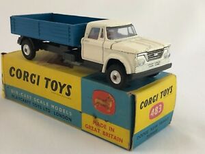 【送料無料】ホビー 模型車 車 レーシングカー コーギーイギリスボックスキューファーゴcorgi toys 483 dodge kew fargo tipper made in great britain avec boite c2453|hokushin