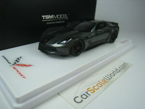 【送料無料】ホビー 模型車 車 レーシングカー シボレーコルベットスポーツモデルダークシルバーchevrolet corvette grand sport 2017 143 tsm model dark silver|hokushin