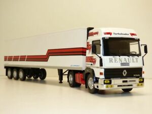【送料無料】ホビー 模型車 車 レーシングカー ルノートラックトレーラーcamion renault r370 turboleader et remorque frigo 143|hokushin