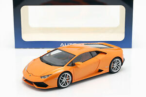 【送料無料】ホビー 模型車 車 レーシングカー ランボルギーニオレンジlamborghini huracan lp 6104 lannee de construction 2014 orange 118 autoart|hokushin