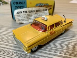 【送料無料】ホビー　模型車　車　レーシングカー コーギーシボレーニューヨークタクシーcorgi toys chevrolet york taxi cab｜hokushin