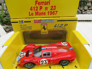【送料無料】ホビー 模型車 車 レーシングカー フェラーリルマンボックスferrari 412 p le mans 1967 n 23 jouef evolution en boite