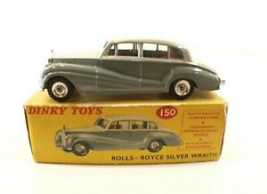 【送料無料】ホビー 模型車 車 レーシングカー ロールスロイスシルバーボックスdinky toys f n 150 rolls royce silver wraith neuf en boite mib|hokushin