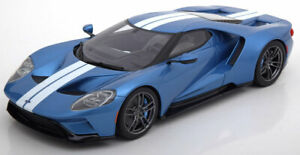 【送料無料】ホビー　模型車　車　レーシングカー グアテマラフォードホワイト118 gt spirit ford gt 2017 bluemetallicwhite