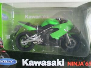 【送料無料】ホビー　模型車　車　レーシングカー ミニチュアオートバイカワサキニンジャボックスmoto miniature kawasaki ninja 650 r 110 welly neuve en boite