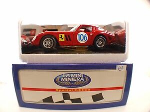 【送料無料】ホビー 模型車 車 レーシングカー ミニフェラーリタルガフローリオボックスla mini miniera n 3011 ferrari 250 gto targa florio 1964 118 neuf boite mib|hokushin