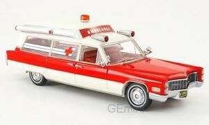 【送料無料】ホビー　模型車　車　レーシングカー ネオキャデラックneo 43898 cadillac s amp; s ambulance rougeblanc 1966 143 21,155円