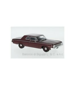 【送料無料】ホビー　模型車　車　レーシングカー ダッジセダンダークレッドdodge 330 sedan 1964 metdark red 143