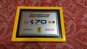【送料無料】ホビー 模型車 車 レーシングカー タルロゴフェラーリフェラーリquadro logo targa ferrari 70 anniversario * ferrari 70th anniversary *|hokushin