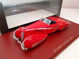 【送料無料】ホビー 模型車 車 レーシングカー キャデラックハルトマンロードスタースケールモデルcadillac v 16 hartmann roadster tsm true scale model 143|hokushin