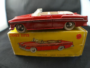 【送料無料】ホビー　模型車　車　レーシングカー クライスラーボックスニューヨーカーdinky toys f n 24a chrysler yorker 1955 en boite｜hokushin