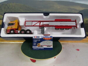 【送料無料】ホビー　模型車　車　レーシングカー コーギーログトレーラーcorgi scania r log trailer coille haulage ltd 150 cc13766