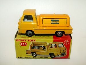 【送料無料】ホビー　模型車　車　レーシングカー ボックスアトラスコプココンプレッサトラックdinky 436 atlas copco compresseur camion near comme neuf in original box｜hokushin