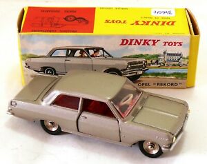 【送料無料】ホビー　模型車　車　レーシングカー フランスオペル＋＋＃dinky toys france opel rekord 554 boxed exc 34604｜hokushin
