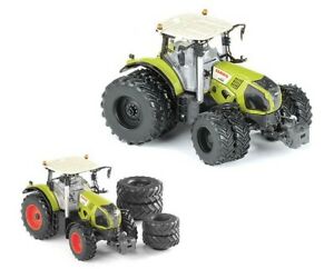 【送料無料】ホビー　模型車　車　レーシングカー ダブルmodellino trattore mezzi agricoli ros trattore claas axion 870 with double w｜hokushin