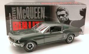 【送料無料】ホビー　模型車　車　レーシングカー フォードムスタングスティーブマックィーンford mustang gt bullit steve mcqueen 1968 118 greenlight 12822｜hokushin