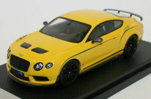 【送料無料】ホビー　模型車　車　レーシングカー モデルメタルベントレーコンチネンタルスケールpresque veritable echelle 143 en metal modele 430404 bentley continental gt3r 2015 jaune 20,866円