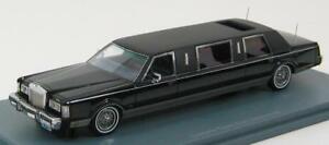 【送料無料】ホビー　模型車　車　レーシングカー リンカーンタウンカーリムジンモデルカーlincoln towncar habille limousine extensible noir 1985 1990, model cars 143