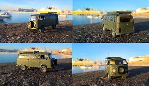 【送料無料】ホビー 模型車 車 レーシングカー フォルクスワーゲン×ユニコハンドメイドカスタムvolkswagen t2 4x4 143 artigianale pezzo unico hand made custom|hokushin