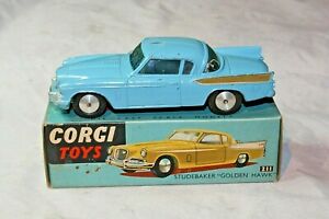 【送料無料】ホビー 模型車 車 レーシングカー コーギーcorgi 211 studebaker, nice condition en bonne boite dorigine|hokushin