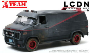 【送料無料】ホビー 模型車 車 レーシングカー リスクチームlagence tous risques ateam weathered 1983 gmc vandura 118 13567 greenlight|hokushin