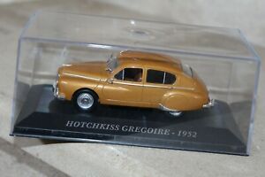 【送料無料】ホビー　模型車　車　レーシングカー ホチキスネットワークボックスhotchkiss gregoire 1952 ixo 143 en boite pour altaya