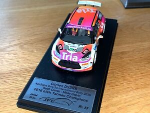 【送料無料】ホビー　模型車　車　レーシングカー アイルランドラリーコードシトロエンキースクローニンリエージュレアirish rally code 143 3 citroen ds3 r5 keith cronin liege 20 2016 limited rare｜hokushin