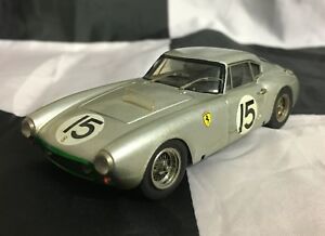 【送料無料】ホビー　模型車　車　レーシングカー ＃フェラーリモデルルマンamr 143 hand built 15 ferrari 250 gt lwb le mans 24 h en metal blanc voiture modele｜hokushin