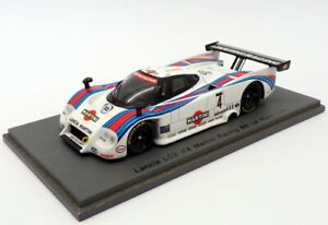 【送料無料】ホビー　模型車　車　レーシングカー スパークスケールモデルカーランチア＃ルマンホワイトspark 143 scale model voiture s0653lancia lc2 4 8th le mans 1984blanc