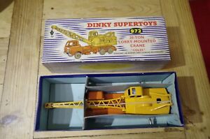 【送料無料】ホビー　模型車　車　レーシングカー トラックコールズクレーンマウントdinky 20 t camion monte coles crane 972 boxed