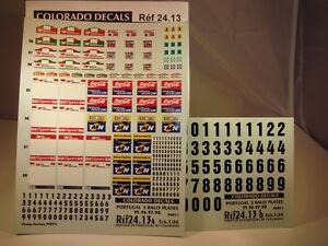 【送料無料】ホビー　模型車　車　レーシングカー ポルトガルデカールラリーパートプレートdecals 124 plaques rallye du portugal 1995 a 1998 part 1 carpena 2413