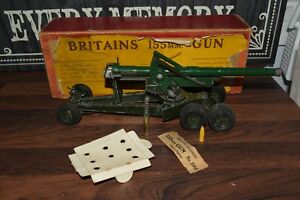 【送料無料】ホビー　模型車　車　レーシングカー ビンテージキヤノンスケールvintage britains canon 155 mm echelle 132 2064 9745 boxed