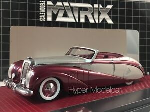 【送料無料】ホビー 模型車 車 レーシングカー マトリックススケールモデルダイムラーカブリオレmatrix scale models 143 daimler de36 hooper cabriolet 1953 mx10402022|hokushin