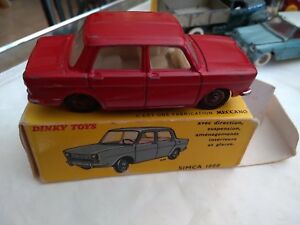【送料無料】ホビー　模型車　車　レーシングカー ボックスdinky toys ref 519 simca 1000 en boite