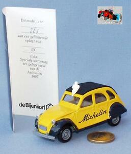 【送料無料】ホビー　模型車　車　レーシングカー シトロエンミシュランsolido bijenkorf 143 citroen 2cv michelin y compris son certificat｜hokushin