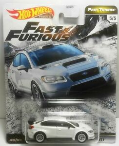 【送料無料】ホビー　模型車　車　レーシングカー チューナゴムタイヤhotwheels fast amp; furious tuners 2016 subaru wrx sti pneus en caoutchouc