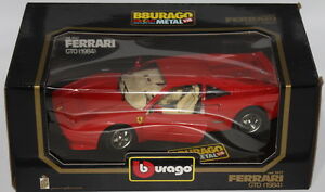 【送料無料】ホビー　模型車　車　レーシングカー スカラフェラーリbburago scala 118 118 3027 ferrari gto 1984